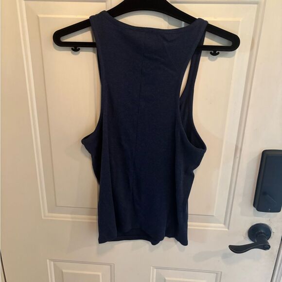 J. Crew Deep Blue Sleeveless Top - Picture 3 of 5